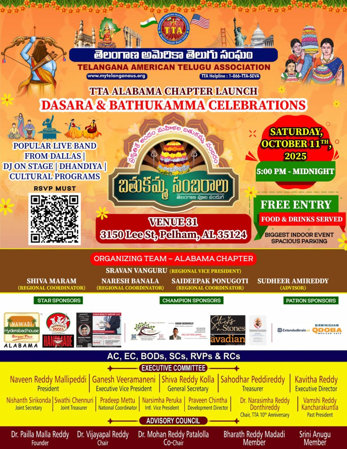 TTA is set for nationwide Bathukamma & Dasara celebrations in 14 cities ...